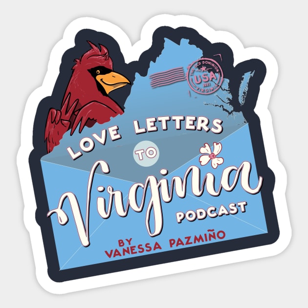 LL2VA Blank Background Sticker by Love Letters to Virginia 